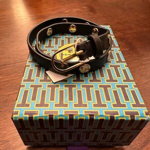 Tory Burch leather wrap bracelet